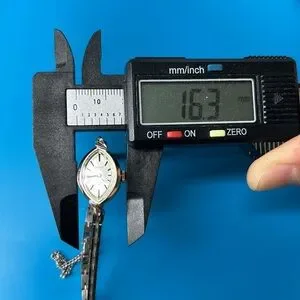 Seiko | Accessories | 97s White Gold Plated Seiko Windup  display picture 1